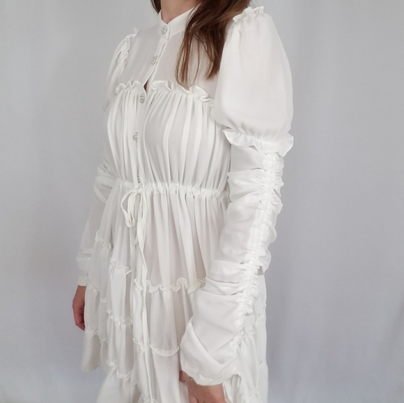 Ina white babydoll dress - Picture 8 of 8